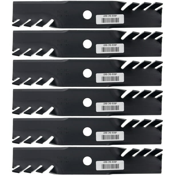 6 USA Mower Blades® for Exmark® 103-6391-S 103-6396-S 103-6381-S 48/" Deck